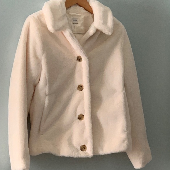 Jcrew Factory Faux Fur coat - Picture 4 of 9